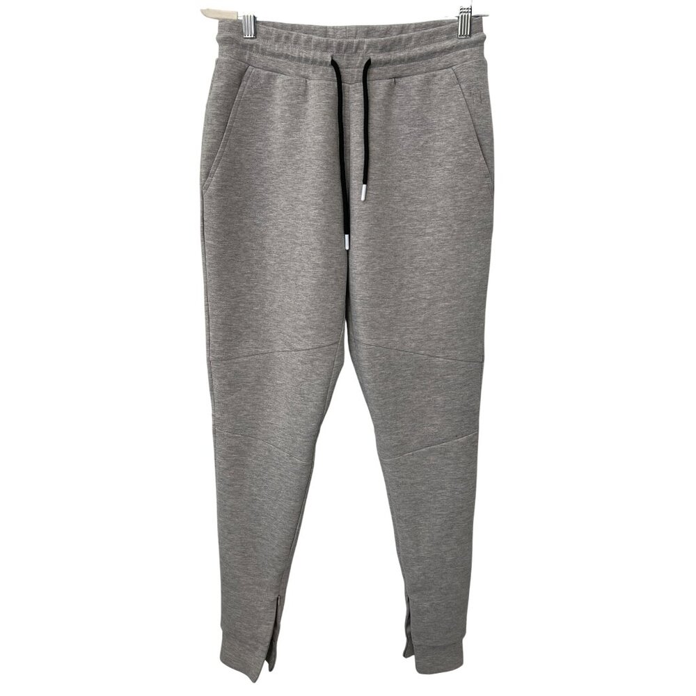 Zyia Active Gray Joggers XS Womens Polyester Cotton Blend Slim Fit